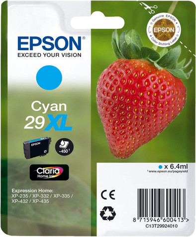 Epson 29XL Cartridge Cyan is no longer available