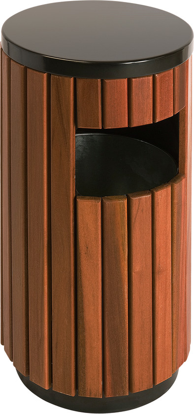 V-Part Outside Trash Can 33 Liters Black/Wood is no longer available