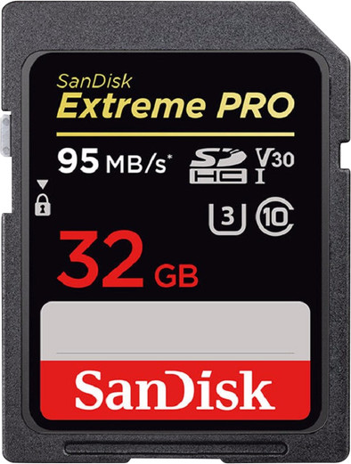 Sandisk SDHC Extreme Pro, 32 GB, 95 MB/s, Class 10 ist nicht mehr verfügbar