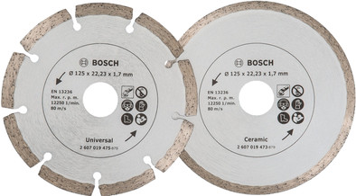 Bosch Diamantscheibe 125 mm 2 Stück ist nicht mehr verfügbar