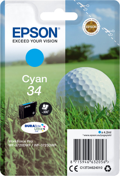 Epson 34 Cartridge Cyan ist nicht mehr verfügbar