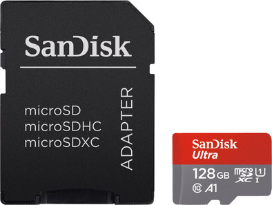 SanDisk MicroSDXC Ultra 128GB 100MB/s CL10 A1 + SD Adapter is no longer available