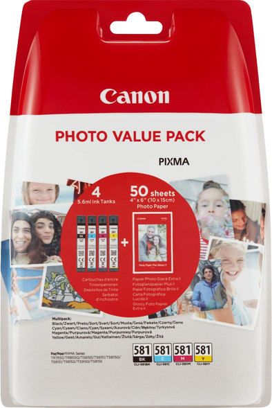 Canon CLI-581 Value Pack + Fotopapier ist nicht mehr verfügbar