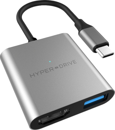 Hyper USB-C to USB 3.0 and 4K HDMI Converter Space Gray is no longer available