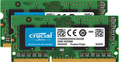 Crucial 16 GB DDR3L 1600 SODIMM für Mac (2x 8 GB) ist nicht mehr verfügbar
