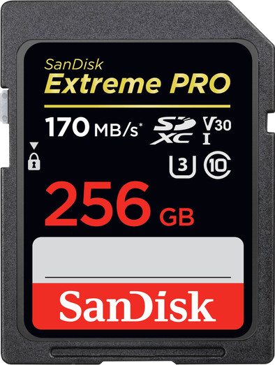 SanDisk SDXC Extreme Pro, 256 GB, 170 MB/s ist nicht mehr verfügbar