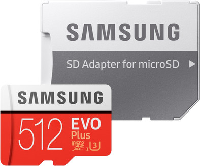 Samsung microSDXC EVO+, 512 GB, 100 MB/s, CL 10 + SD-Adapter ist nicht mehr verfügbar