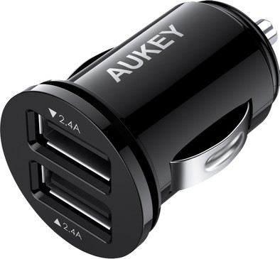 Aukey-Autoladegerät CC-S1 Dual USB 4,8 A Schwarz ist nicht mehr verfügbar