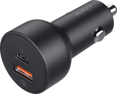 Aukey Car Charger Usb A + Usb C 4A Quick Charge + Power Delivery Black is no longer available