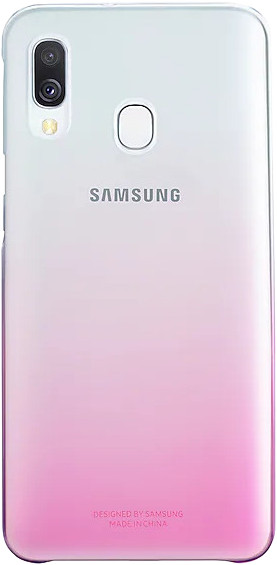 Samsung Galaxy A40 Gradation Cover Backcover Pink/Transparent ist nicht mehr verfügbar