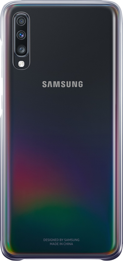 Samsung Galaxy A70 Gradation Back Cover Black / Transparent is no longer available