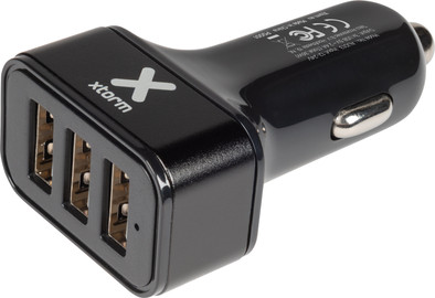 Xtorm-Power-Autoladegerät 3 USB 2,4 A Schwarz ist nicht mehr verfügbar