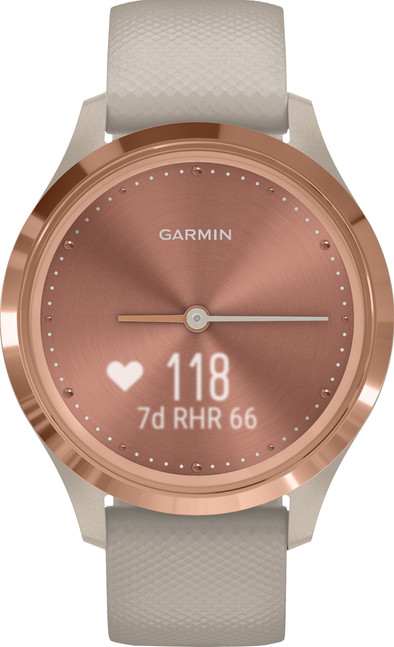 Garmin Vivomove 3S Sport - Roségold/Beige - 39 mm ist nicht mehr verfügbar