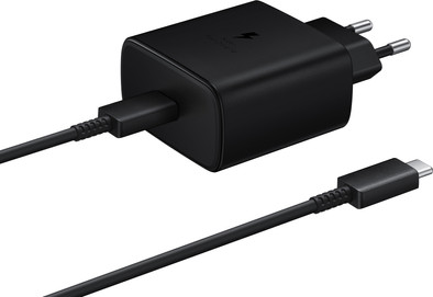 Samsung Super Fast Charging Ladegerät 45W + USB-C zu USB-C-Kabel 1 m Schwarz ist nicht mehr verfügbar