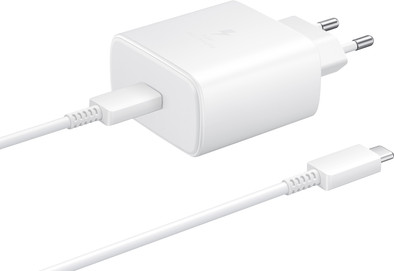 Samsung Super Fast Charging Charger 45W + USB-C to USB-C Cable 1m White is no longer available
