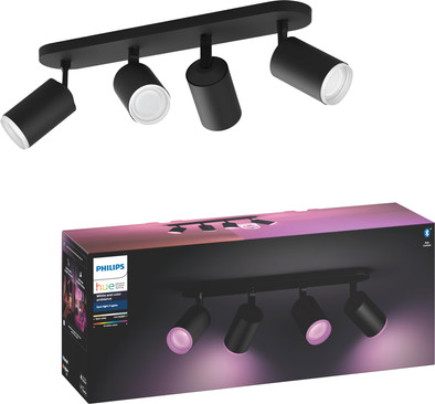 Philips Hue Fugato 4er-Spot White &amp; Color Schwarz ist nicht mehr verfügbar