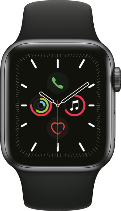 Apple Watch Series 5 40mm Space Grau Aluminium Schwarzes Sportarmband ist nicht mehr verfügbar