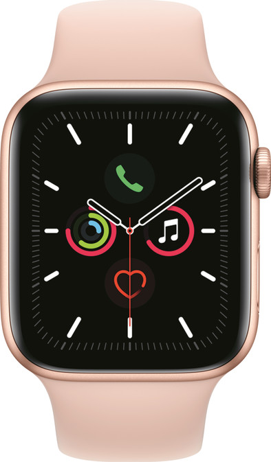Apple Watch Series 5 44mm Gold Aluminium Rosa Sportarmband ist nicht mehr verfügbar