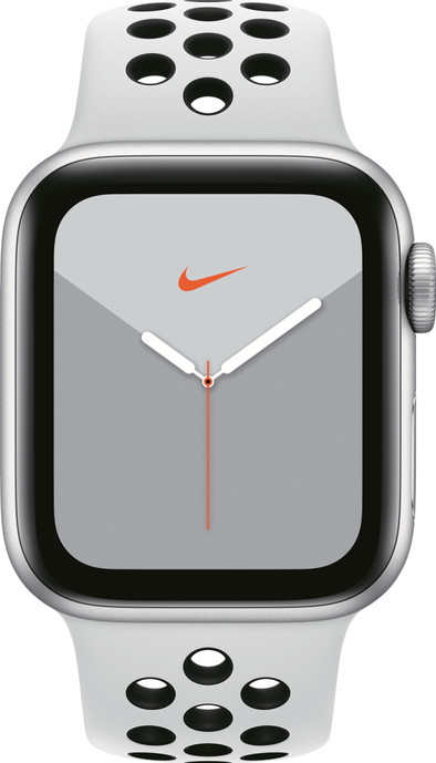 Apple Watch Nike Series 5 40 mm Silber Aluminium/Weißes Sportarmband ist nicht mehr verfügbar
