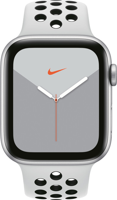 Apple Watch Nike Series 5 44 mm Silber Aluminium/Weißes Sportarmband ist nicht mehr verfügbar
