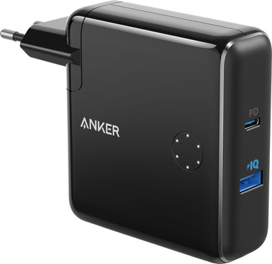 Anker PowerCore Fusion Ladegerät und Powerbank, 5.000 mAh, Power Delivery, Schwarz ist nicht mehr verfügbar