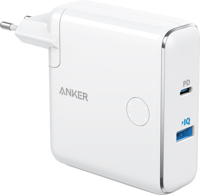Anker PowerCore Fusion Power Delivery Oplader and 5.000mAh Power Bank 30W White is no longer available