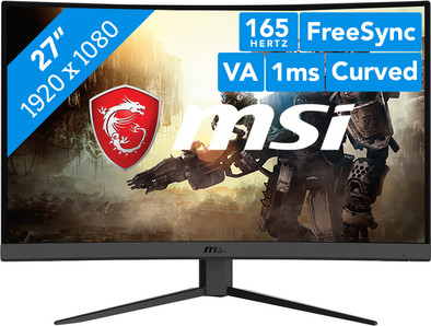 MSI Optix G27C4 | Coolblue | Monitors