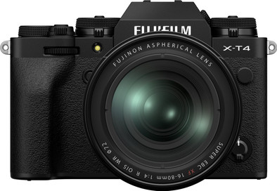 Fujifilm X-T4 Schwarz + XF 16-80mm f/4 R OIS WR ist nicht mehr verfügbar