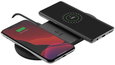 Belkin BoostCharge Kabelloses Dual-Ladegerät 10 W Schwarz ist nicht mehr verfügbar