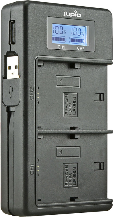 Jupio USB Duo Charger LCD für Canon LP-E6(N) ist nicht mehr verfügbar