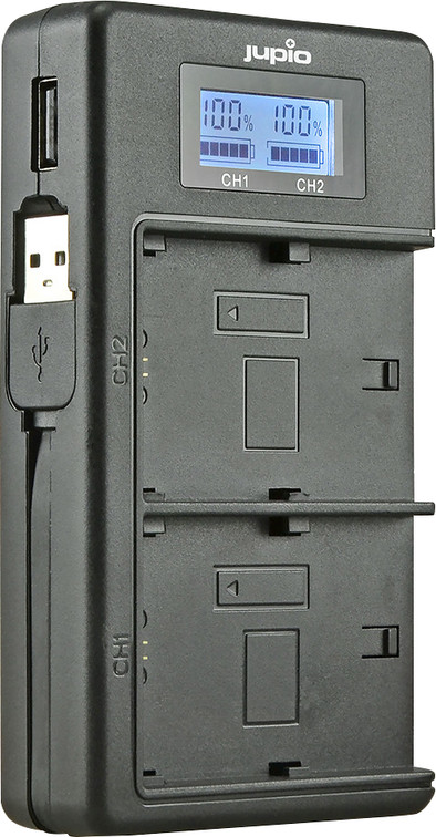 Jupio USB Duo Charger LCD für Sony NP-FH50/70/100 NP-FV50/70/100 ist nicht mehr verfügbar