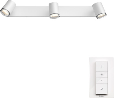Philips Hue Adore Bathroom Recessed Spot Light White Ambiance 3-lichts White - Bar is no longer available