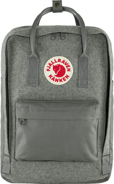 Fjällräven Kånken Re-Wool 15 inches Granite Gray 18L is no longer available