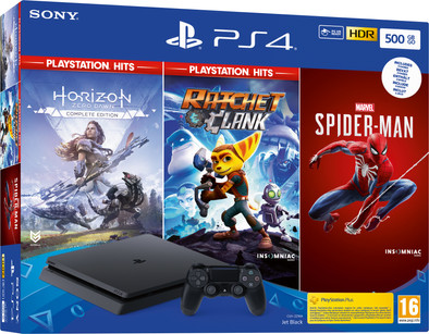 Sony PlayStation 4 Slim 500GB - Horizon Zero Dawn - Ratchet &amp; Clank - Marvel's Spider-Man is no longer available
