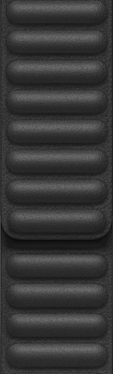 Apple Watch 42/44 mm Leather Link Uhrenarmband Schwarz - Medium/Large ist nicht mehr verfügbar