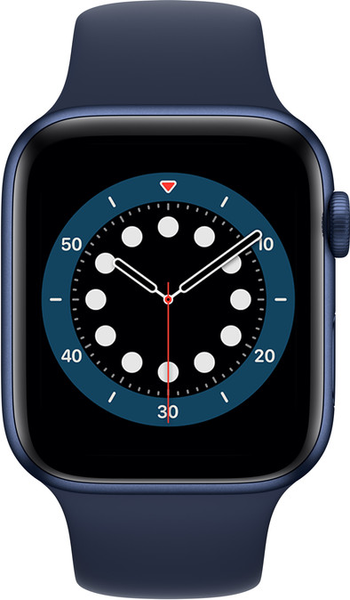 Apple Watch Series 6 4G 44 mm Blau Aluminium Blaues Sportarmband ist nicht mehr verfügbar