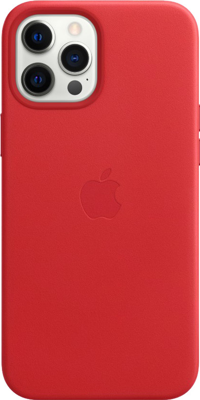 Apple iPhone 12 Pro Max Backcover mit MagSafe aus Leder in Rot ist nicht mehr verfügbar