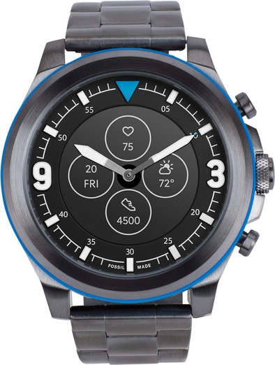 Fossil Latitude Uhr Chronograph Latitude Edelstahl Grau Fossil