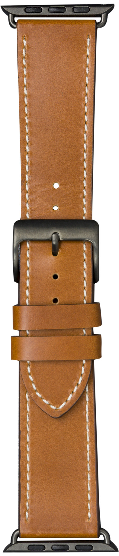 DBramante1928 Copenhagen Apple Watch 42/44/45mm Leather Strap Brown/Space Gray is no longer available