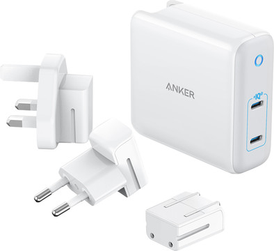 Anker PowerPort Atom III Duo Ladegerät ohne Kabel 2 USB-Ports 60 W Power Delivery ist nicht mehr verfügbar