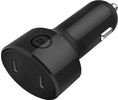 BlueBuilt-Autoladegerät mit 2 USB-Anschlüssen ohne Kabel und mit Power Delivery 18 W, Schwarz ist nicht mehr verfügbar