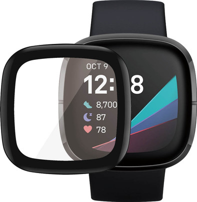 PanzerGlass Fitbit Sense, Versa 3 Displayschutzfolie Glas Schwarz ist nicht mehr verfügbar