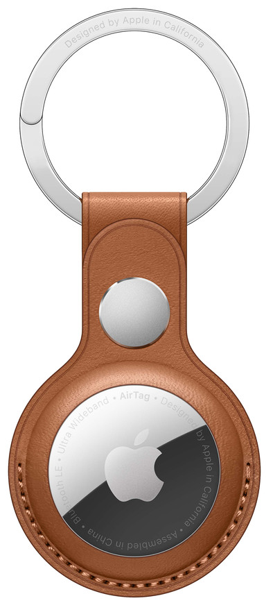 Apple AirTag Leather Key Ring Saddle Brown is no longer available