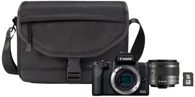 Canon EOS M50 Mark II Black Starter Kit - EF-M 15-45mm + Bag + Memory card is no longer available