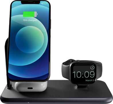 ZENS 3-in-1 Kabelloses Ladegerät 10 W mit Ständer und MagSafe Magnet Schwarz ist nicht mehr verfügbar