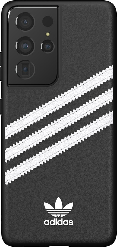 Adidas Samsung Galaxy S21 Ultra Backcover Leder Schwarz/Weiß ist nicht mehr verfügbar