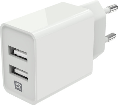 XtremeMac Ladegerät mit 2 USB-A-Anschlüssen 12 W Weiß ist nicht mehr verfügbar