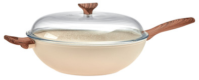 Sambonet Rock 'N' Rose Spadella Wok 32 cm Creme ist nicht mehr verfügbar