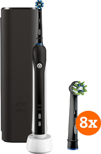Oral-B PRO 2 2500 Schwarz + CrossAction-Aufsteckbürsten (8 Stück) ist nicht mehr verfügbar