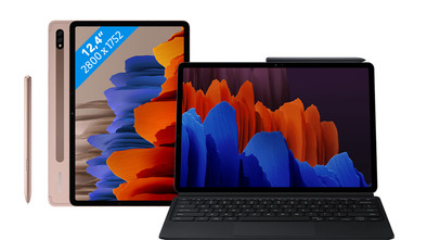 Samsung Galaxy Tab S7 Plus 128GB WLAN Bronze + Samsung Tastaturhülle Schwarz ist nicht mehr verfügbar
